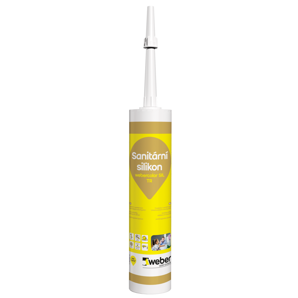 webercolor SIL - jednosložkový, sanitární, elastický tmel, odolný proti plísním webercolor SIL - jednosložkový, sanitární, elastický tmel, odolný proti plísním